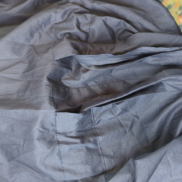 New Monica Nera Midi Dress Ava Navy Blue Oversized Quiet Luxury Wedding Guest - Picture 8 of 9